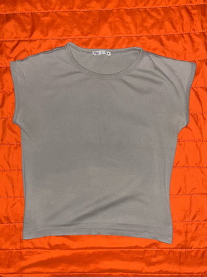 Zara Basic Top used, size L, gray