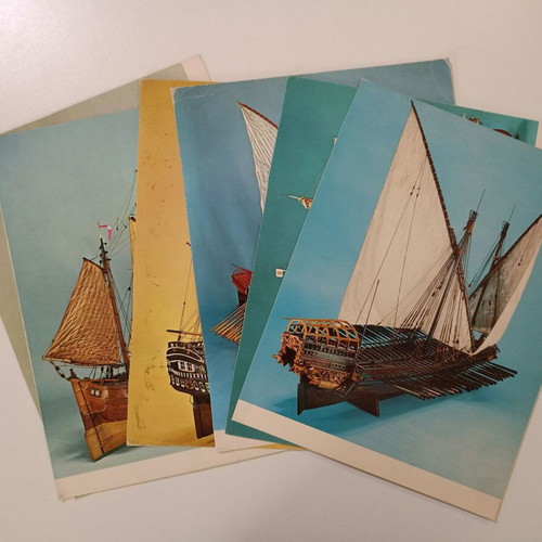 Pharmaceutical company cards used, 6 pieces with Glifanan drug and ships