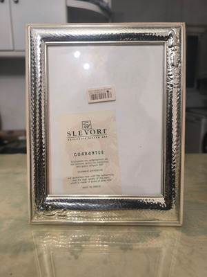 925 Silver-Plated Photo Frame like new, PHT1014