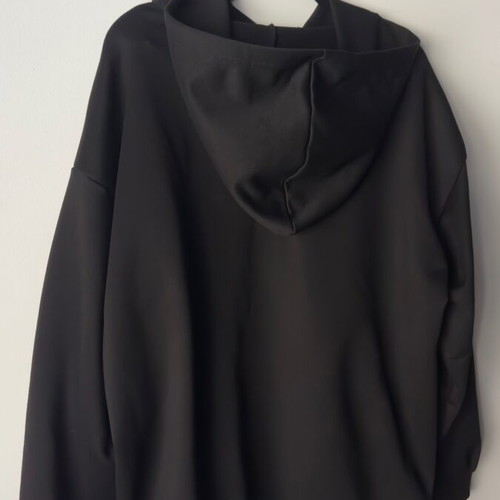 Shein oversize hoodie black M with graffiti print like new