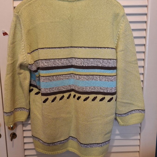 Rabe striped blouse like new, light green, size M