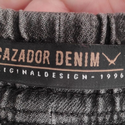 Denim cargo shorts XL black and grey like new