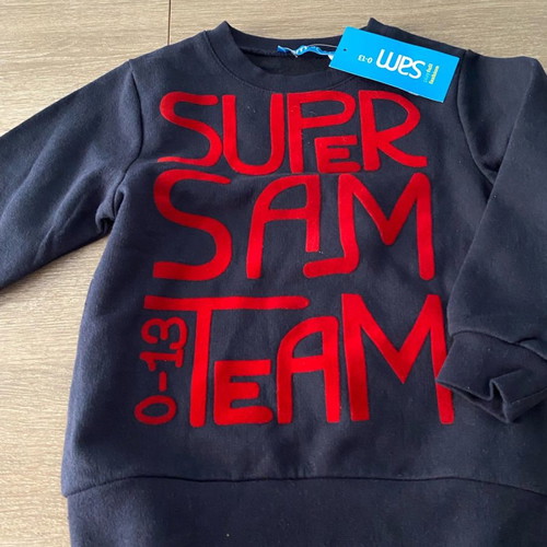 Children's sweatshirt Sam 0-13 new, blue