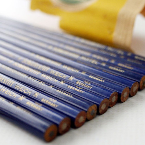 Vintage μολύβια A.W. Faber Castell Schieferstift Weich πακέτο 12 καινούργια