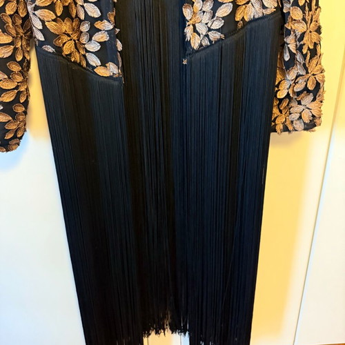 Nidodileda jacket like new, black with gold