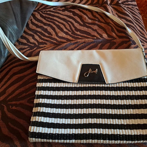 Privata navy straw backpack bag like new