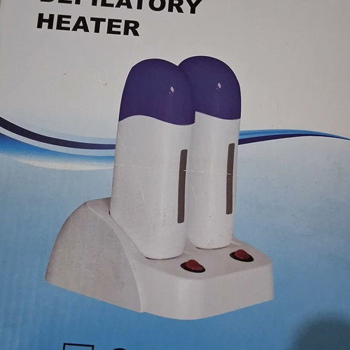 Hair removal devices like new, set of 3 with wax and strips