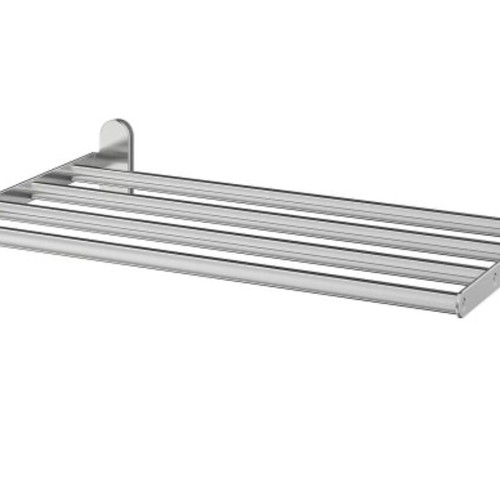 Brogrund IKEA bathroom towel rack like new, stainless steel