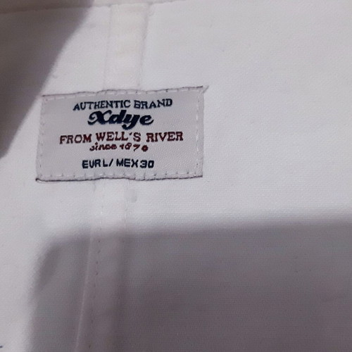White Pull & Bear Jeans denim cotton jacket Large, like new