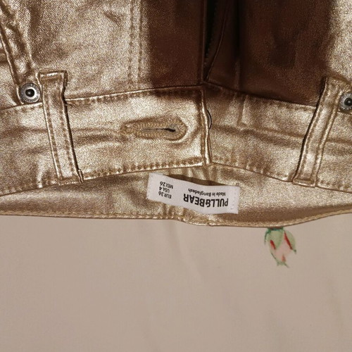 Gold Pull & Bear pants like new, five-pocket skinny fit