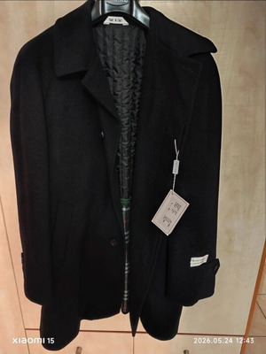 Charles Valentino coat, black, size L