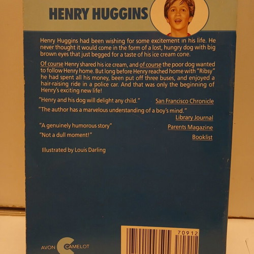 Henry Huggins book by Beverly Cleary, Avon Camelot 1978, English