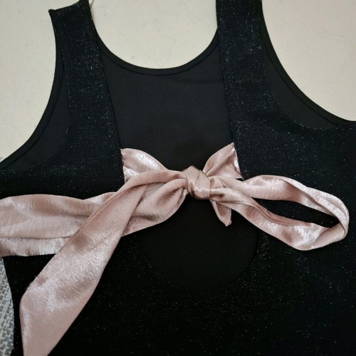 Dress with rhinestones black, like new, size S by Tally Weijl