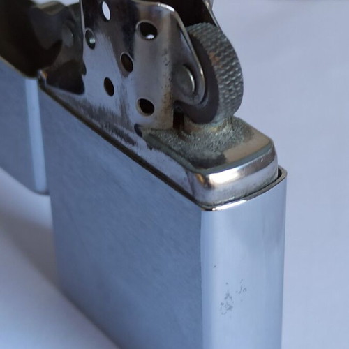 Zippo vintage lighter used, classic E 2000 XVI