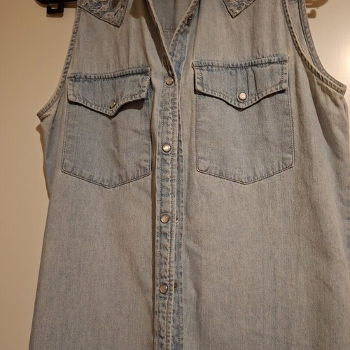 Denim women's vest Pull & Bear like new, size S