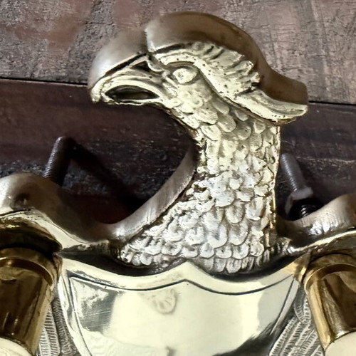 Vintage Heavy Brass Eagle Door Knocker