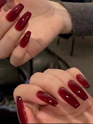 Press on nails handmade with gel made to order