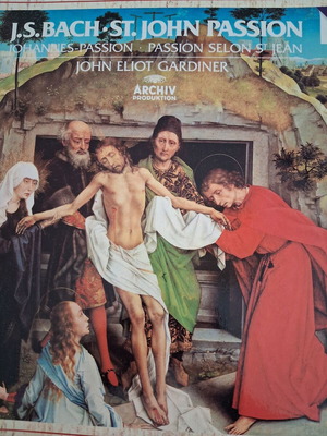 J.S. Bach St. John Passion double record like new, classical