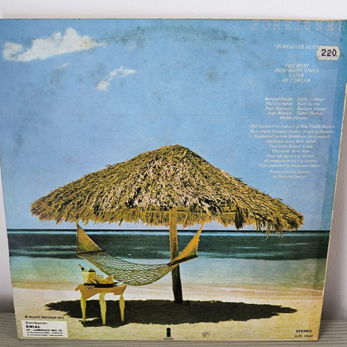Cat Stevens Foreigner vinyl record used