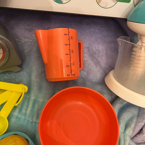 ELC Baking set used, mixer set with missing piece