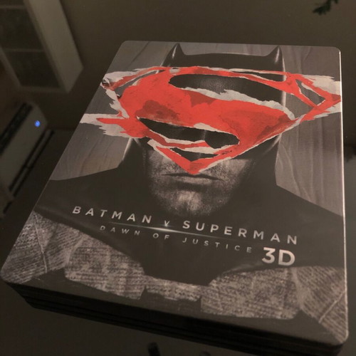 Batman vs Superman Dawn of Justice Blu-ray 3D Steelbook like new with Greek subtitles