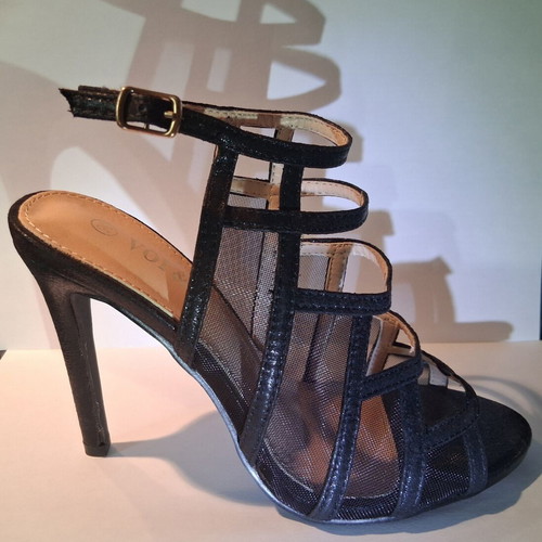 Voi&Noi sandals size 36 like new, 11 cm heel, black