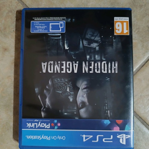 Hidden Agenda PS4 unused, choice-based game
