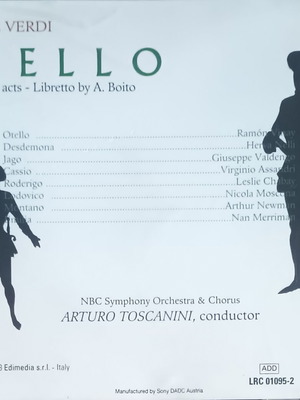 Verdi Otello 2CDs set used, classical