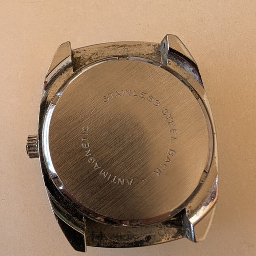 Mortima Mayerling 17 Jewels vintage mechanical wristwatch, oval dial, chrome case