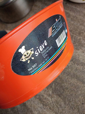 Sieve for sifting new