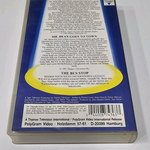 Mr. Bean video cassette used, German language, comedy