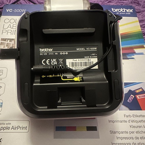 Brother VC-500W Thermal Printer like new with 3 ribbons and cleaning tape