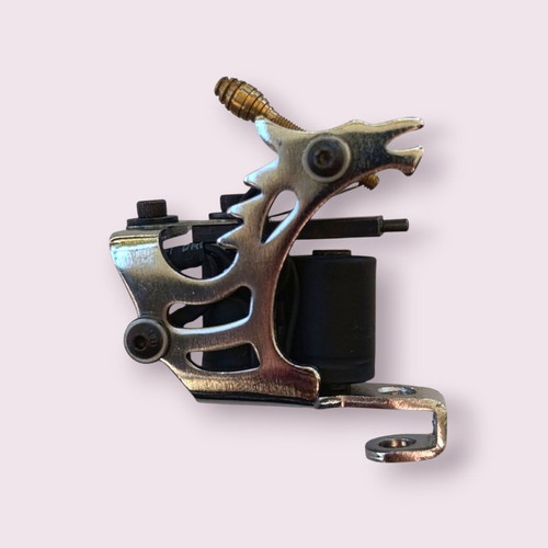 Silver tattoo gun like new professional electric tattoo machine