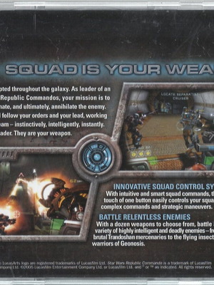 Star Wars Republic Commando PC CD-Rom game like new
