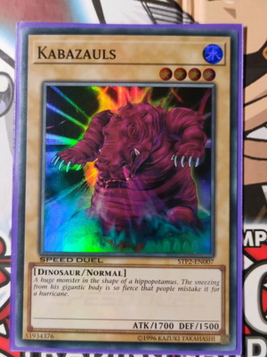 Kabazauls Yu-Gi-Oh! card used, collectible