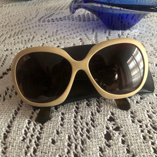 RayBan Jacky ohh vintage sunglasses like new, beige and brown