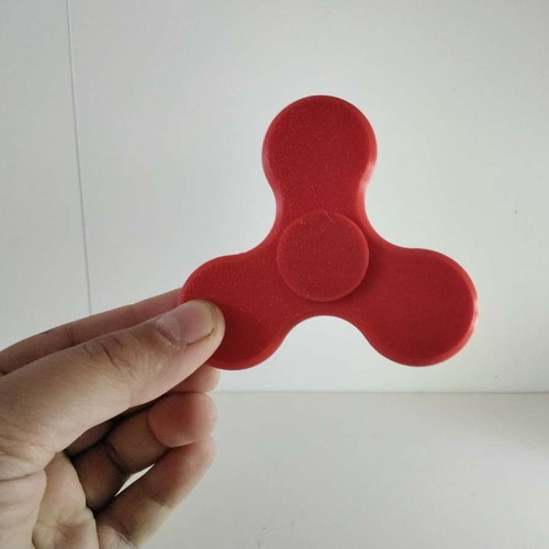 Fidget Spinner 3D Printed Red New