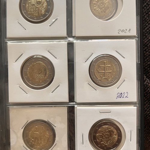 Slovakia 2 Euro Coin Collection Book like new