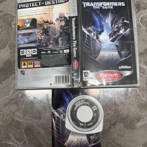 Transformers The Game PSP PAL edition like new