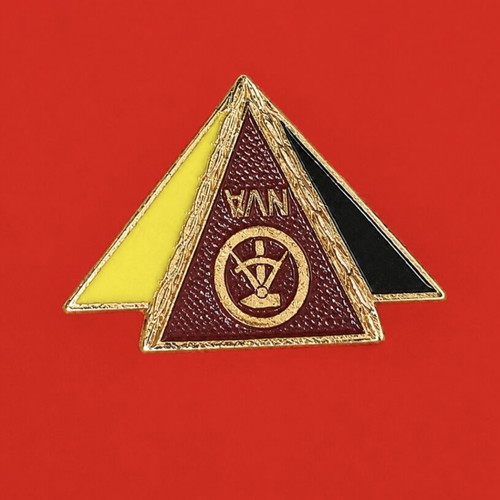 Vintage metal collectible pin VAN enamel, like new
