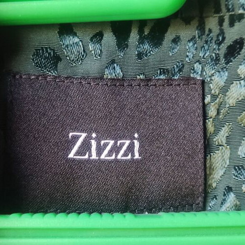 Zizzi blazer with print No 48 cypress green, new, 4XL