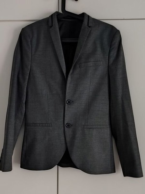 H&M men's jacket new, gray, size S