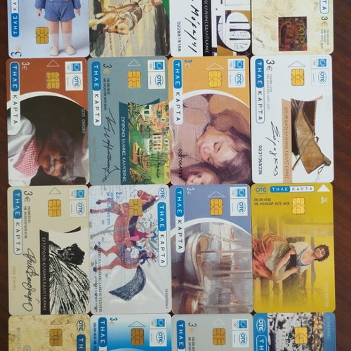 Greek phone cards, pack of 30, 2003