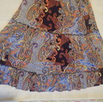 Maxi strapless dress used, multicolor, one size