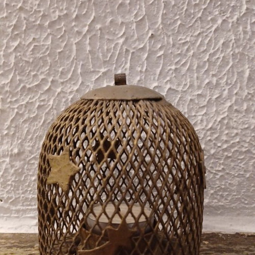 Hanging decorative candle holder used, vintage