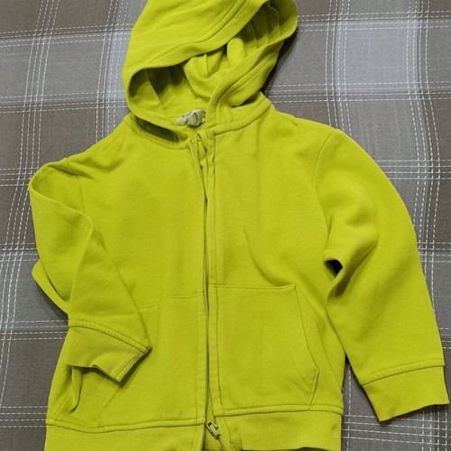 H&M Kids Hoodie Cardigan like new, light green, ages 2-4