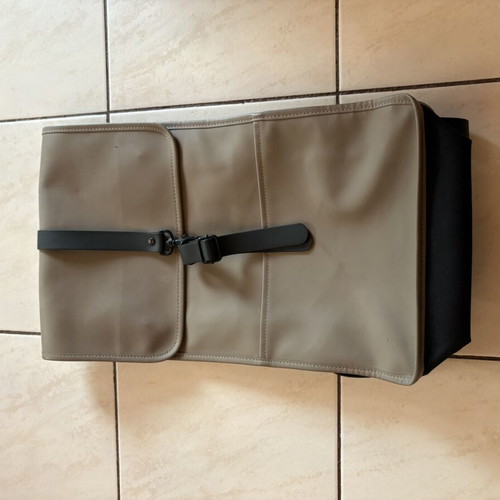 Rains Backpack Mini, waterproof, beige-grey