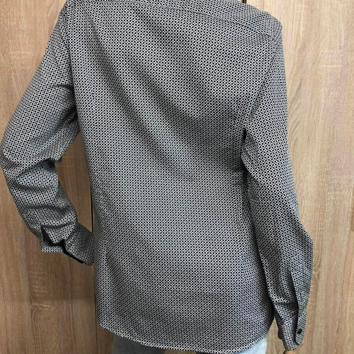 Brand's shirt new, size M, cotton, black and white