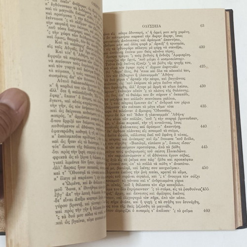 Homer's Odyssey Volumes A & B used, translation by Iak. Polylas 1912