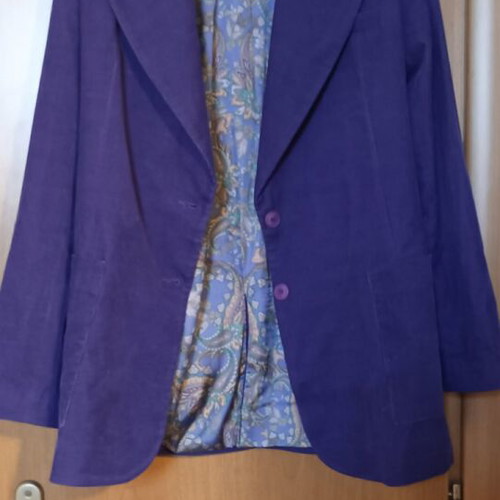 Vassia Kostara purple small jacket like new